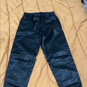 New faux leather pants H&M
